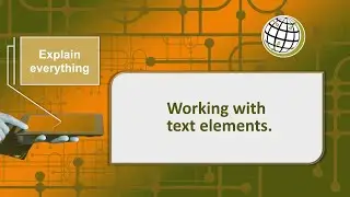 Explain Everything - Working with text elements.