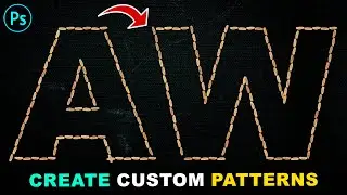 How to Create Custom Patterns and Apply to Text in Photoshop