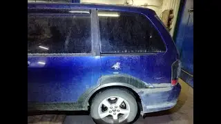 Mazda MPV. Детали заднего правого лонжерона.КР_Часть_14.