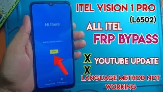 Itel Vision 1 pro L6502 Frp bypass | Itel Vison 1 pro Google Account bypass |All Itel Android 10 frp