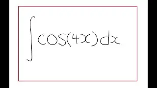 Integral of cos(4x)dx