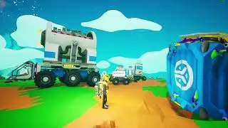 Аstroneer Особо большой шреддер на колёсиках 🚚