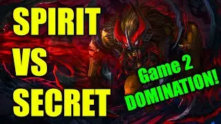 Team Secret vs Team Spirit - Game 2 BO2 - TI11 C Group Stage