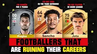 Footballers That Are *RUINING* Their CAREERS! 💀😲 ft. Sancho, Pogba, Jota…