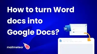 How to turn Word doc into Google Docs?