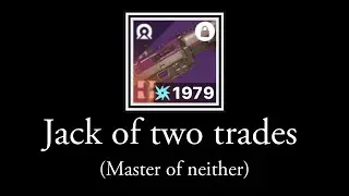 The new world drop weapon has a very interesting roll