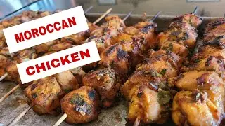 moroccan chicken skewers