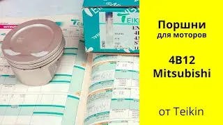 4B12 (2.4L) Mitsubishi поршни Teikin (43694)