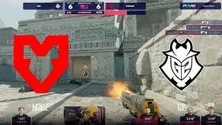 (RU) MOUZ vs G2 - Карта 2 - Лучшие моменты BLAST Premier World Final 2023