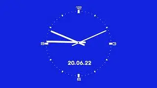 (Реконструкция) Часы 1 канал ТВ Грузии 90х