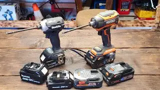Ridgid Octane VS Makita quick shift Impact driver Comparison !!