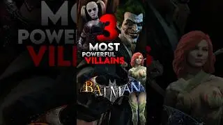 Top 3 Villains of Batman Games: Who's the Worst? #gaming #batman #joker #batmanarkhamknight #harley