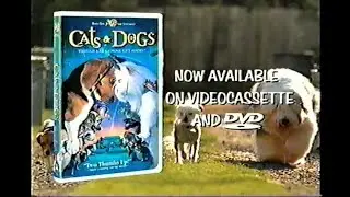 'Cats & Dogs' on videocassette and DVD ad from 2001