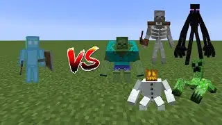 Pvper(Salmon's Genesis) Vs Mutant Monsters - Minecraft Mob Battle