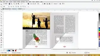 Corel Draw X8 Tutorials - Magazine Page Layout Designing