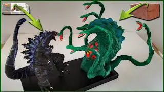 SHIN GODZILLA VS BIOLLANTE WITH CLAY/ARCILLA.