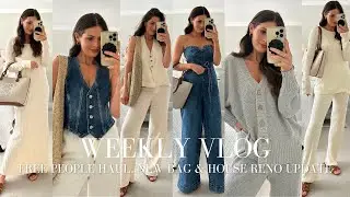 NEW BAG & SHOES, FREE PEOPLE HAUL & HOUSE RENOVATION UPDATE