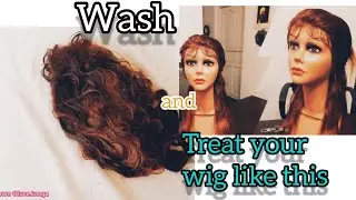 correctly and very easily how to wash and treat your human hair wig