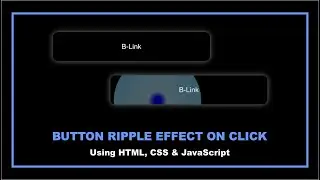 Ripple Effect Button on Click Using HTML, CSS & JavaScript