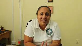 Mopan Technical High School Principal, Mrs  Katie Chulin Jones gives message to mothers