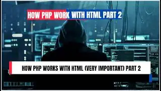 How PHP works with HTML form, input, PHP for beginners, how to write PHP and HTML in the same file