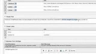 1.3 Editing the Footer text & links site-wide