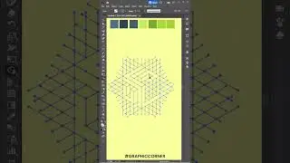 Isometric Logo Design In Illustrator | #shorts #illustrator