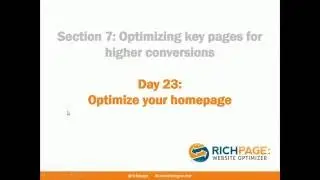 Conversion optimization course: How to optimize your homepage