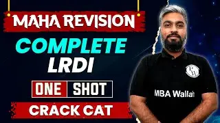 Last Minute Revision || Complete LRDI 💥 in 1 Shot ||CAT EXAM