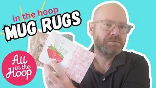 In The Hoop Mug Rugs #inthehoop #machineembroidery #embroiderydesign #inthehoop #ith