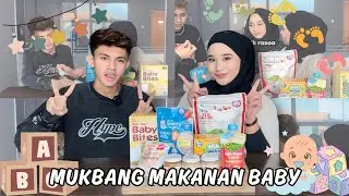MUKBANG SEMUA JENIS MAKANAN BABY!! PRAKTIS UNTUK BAKAL ANAK?!