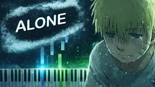 Naruto - Alone Piano Tutorial