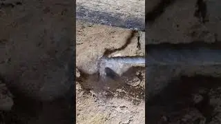 Бур в слоумо       #Serg.e #slowmotion