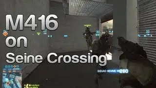 Battlefield 3 M416 on Seine Crossing