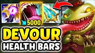 WTF? THIS AP TAHM KENCH BUILD DEVOURS YOUR ENTIRE HEALTH BAR! (PRESS R = 1 KILL)