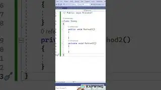 C#'ta metodlar ne zaman private olmalı? 