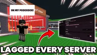 I Completely Lagged These Roblox Servers 😳 (Roblox Exploit Trolling!)
