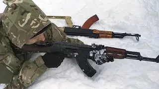 AK safety lever flag VS stock safety lever.