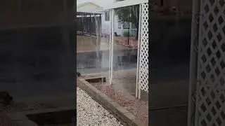 Flash Flooding from Monsoon storm in Drexel Heights, Arizona