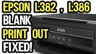 Epson Ink Tank Printer Poor Print Quality Fixed