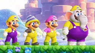What If Wario Was Playable in Super Mario Bros Wonder? (Mario Reskin)