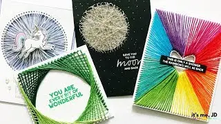 DIY String Art Tutorial for Cards and Paper Crafts for Beginners
