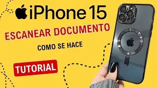 Como escanear un documento en iPhone 15 Pro Max