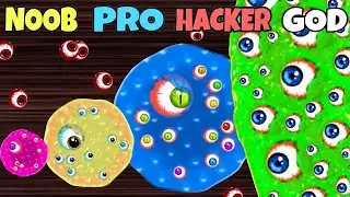 Alien Blob io All Levels Gameplay NOOB vs PRO vs HACKER vs GOD
