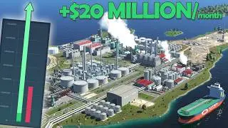 BOOSTING my Economy with this MEGA OIL REFINERY | Cities Skylines 2