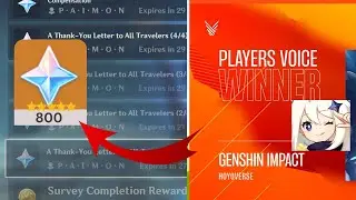 800 PRIMOGEMS! GENSHIN IMPACT WON AN AWARD AT TGA 2022! | Genshin Impact