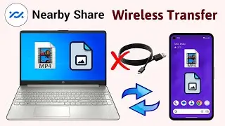 Nearby Share install in computer 2024 | Mobile to computer photo transfer without data cable 2024
