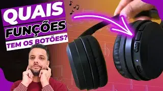Descubra Para Que Serve e Como Usar Todos os BOTÕES DO HEADPHONE Bluetooth PHILIPS 1000 SÉRIES