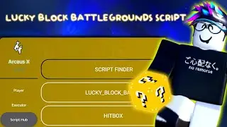 LUCKY BLOCK BATTLEGROUNDS SCRIPT FOR ARCEUS/ ALL ITENS/ HITBOX/ FLY