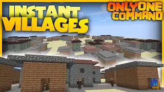 Minecraft Village Generator in only one command! (1.8)
